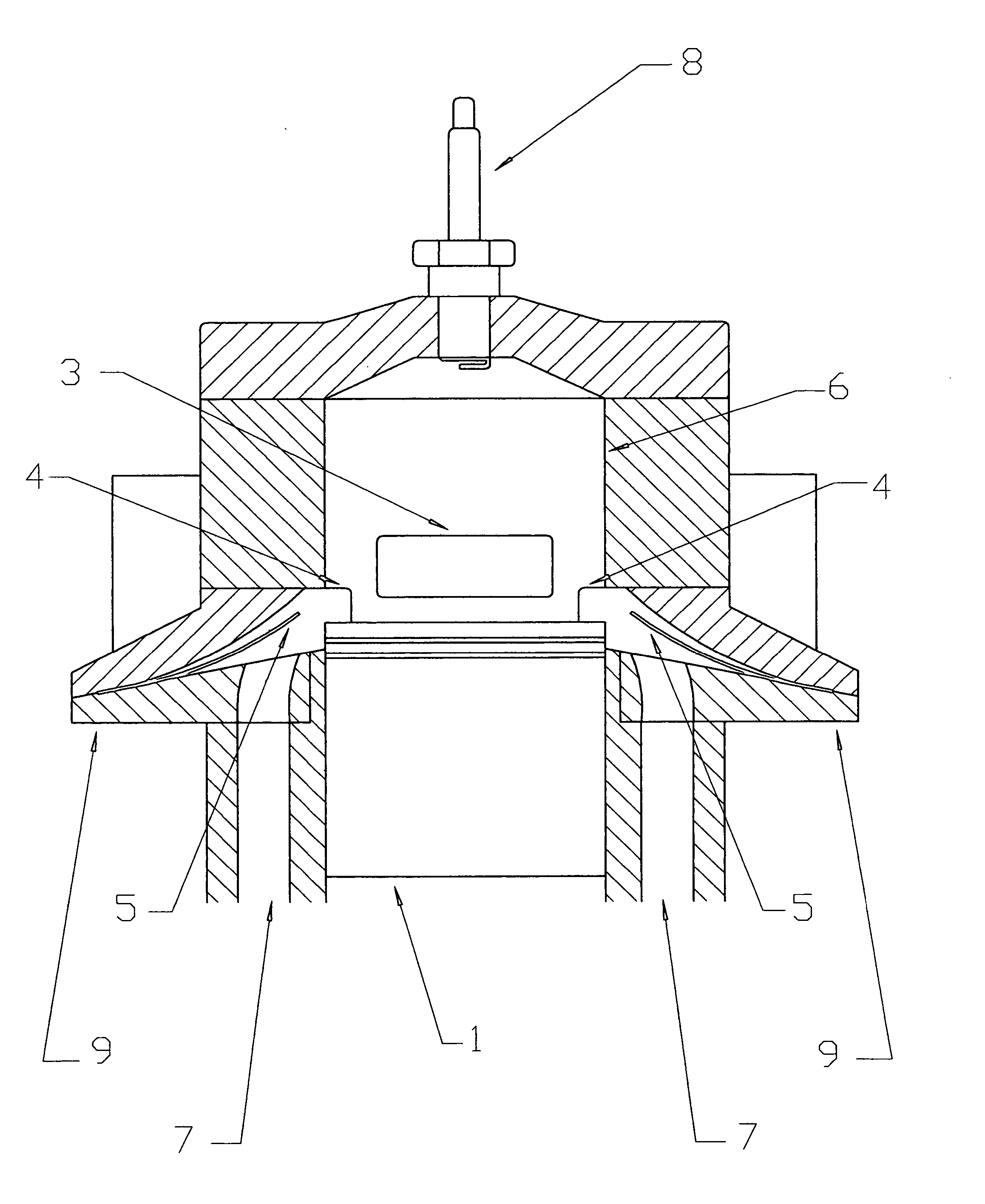 Controlled auto-ignition two-stroke engine