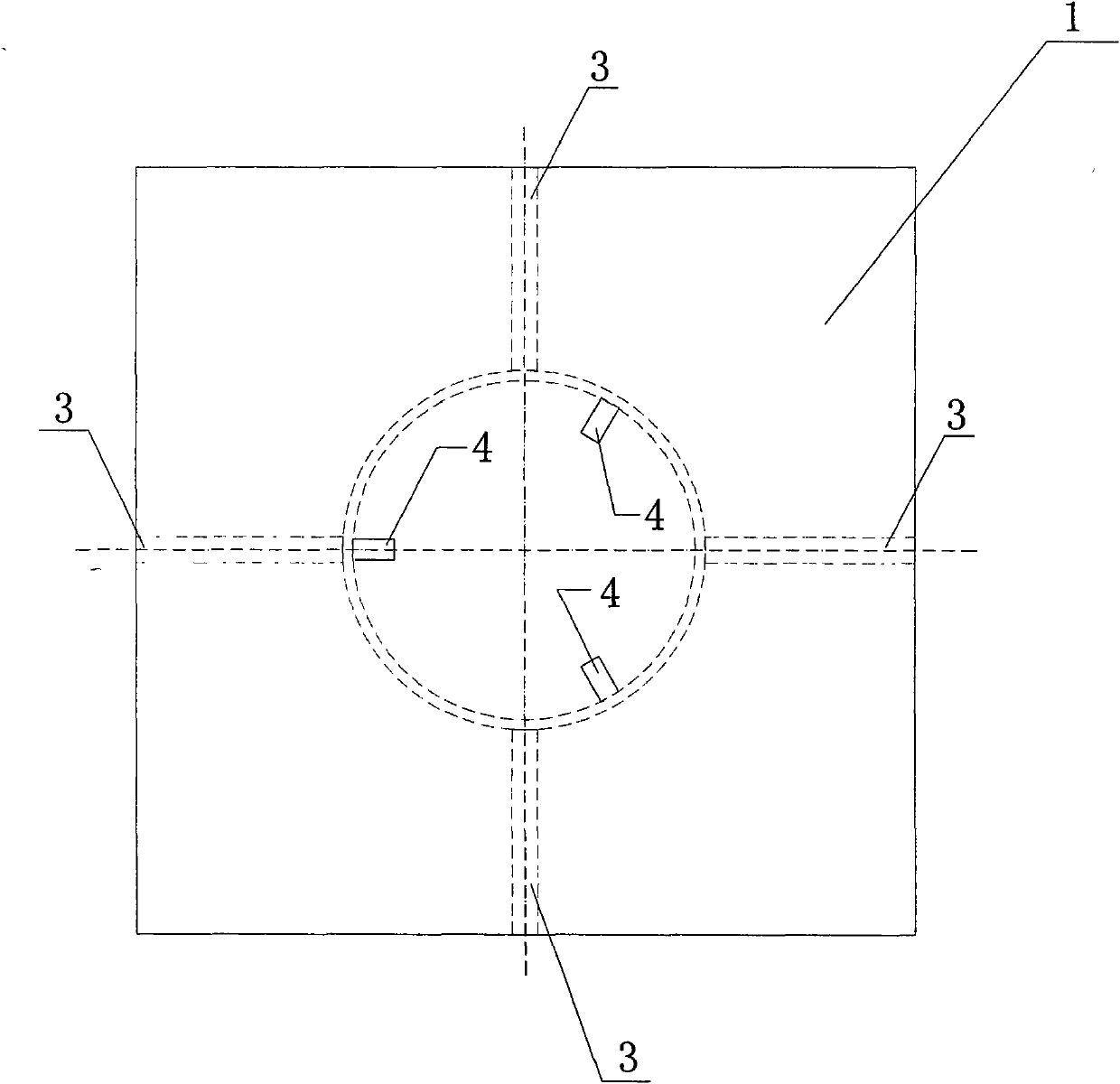 Method for transferring hoisting-point loads