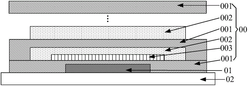 Thin-film packaging structure and display device