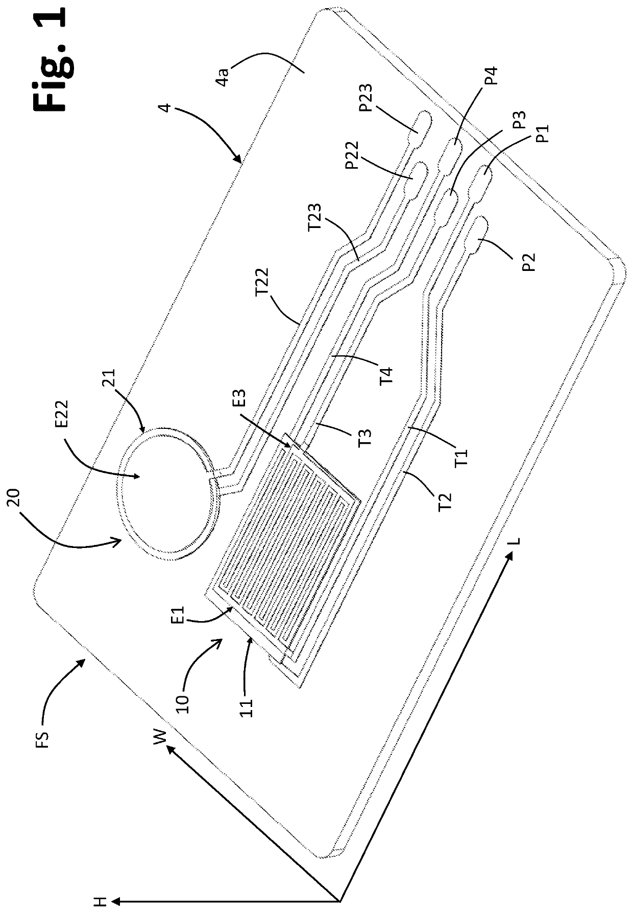 Mechanical-stress sensor and manufacturing method