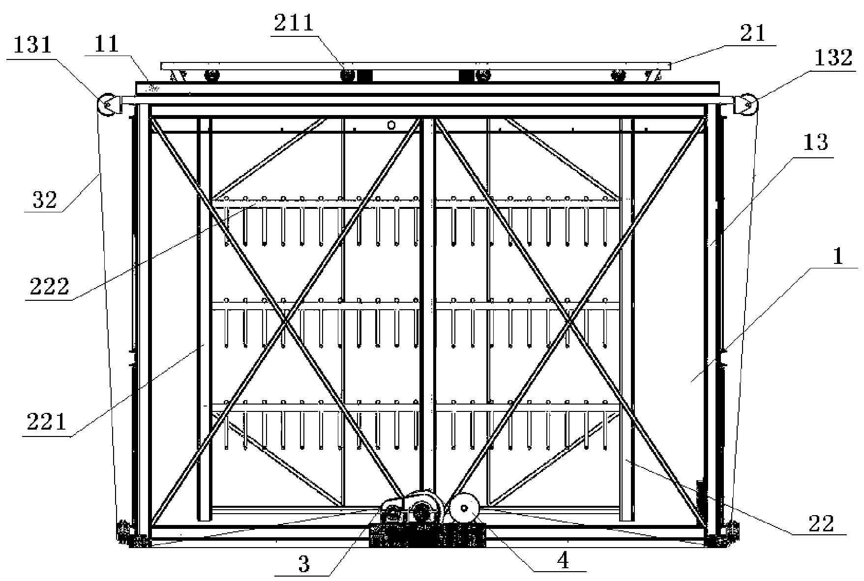 Vibration fermentation apparatus for biological degumming of phloem fiber