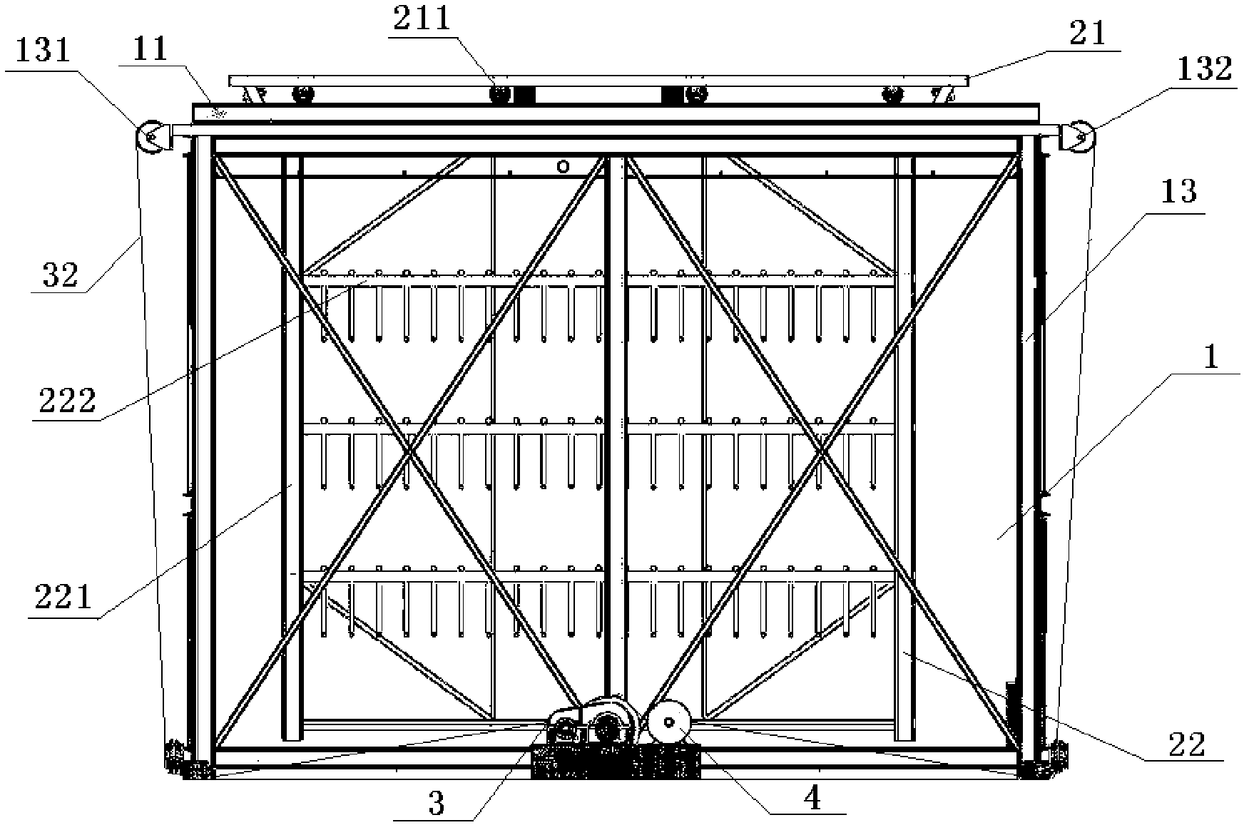 Vibration fermentation apparatus for biological degumming of phloem fiber