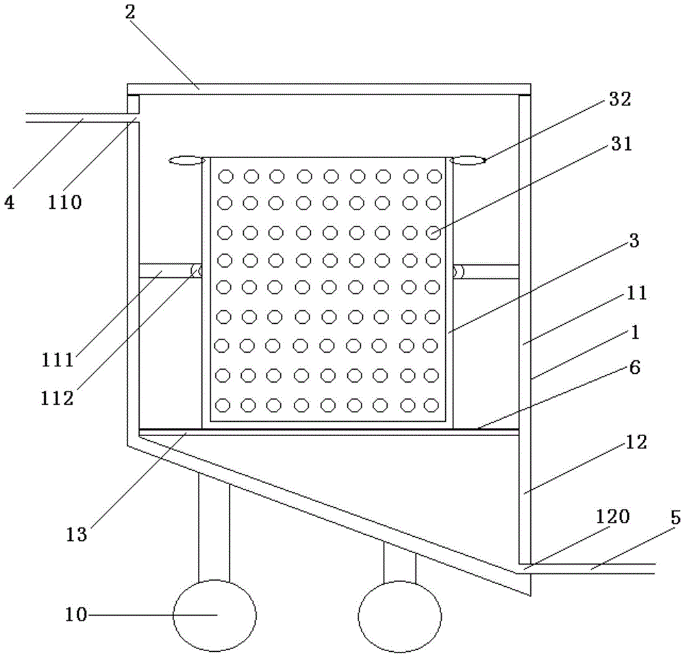 A silk soaking trolley