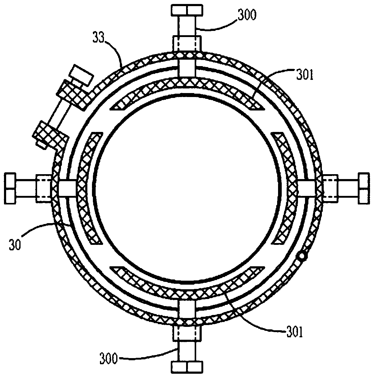 A steel-sheathed steel steam direct-buried thermal insulation pipe and its quick connection device