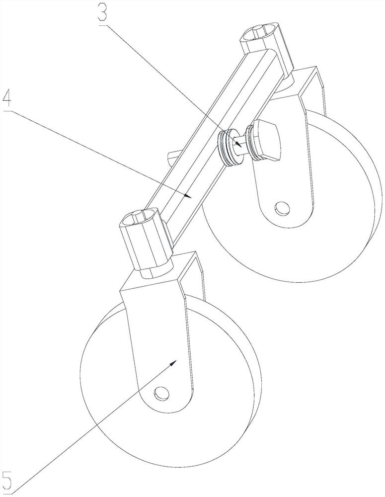 Walking balance base of wall plastering device