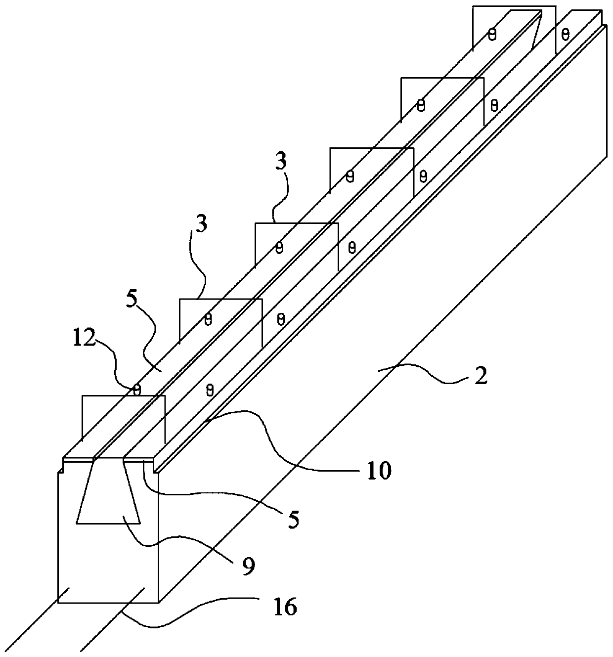 A prefabricated beam slab and its construction method