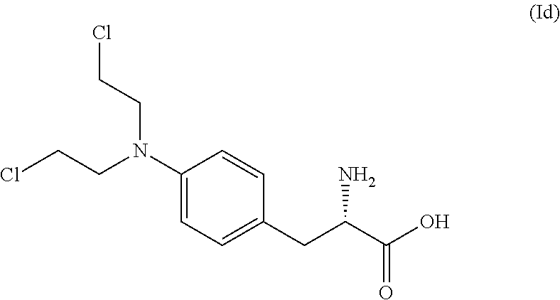 Process for preparation of nitrogen mustard derivatives