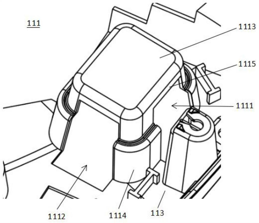 Collision protection structure integrated on vehicle door, vehicle door and vehicle