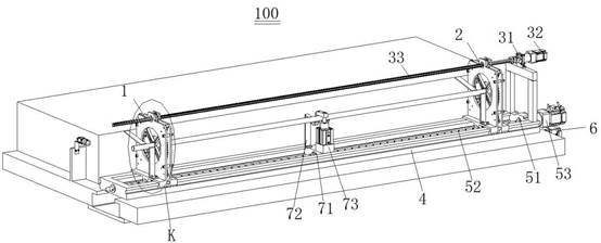 Tubular workpiece synchronous rotating and clamping mechanism and welding system based on visual inspection