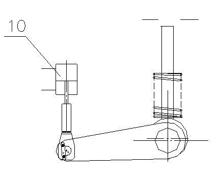 Inertia ejection device for pressing machine and inertia ejection method for workpiece on pressing machine