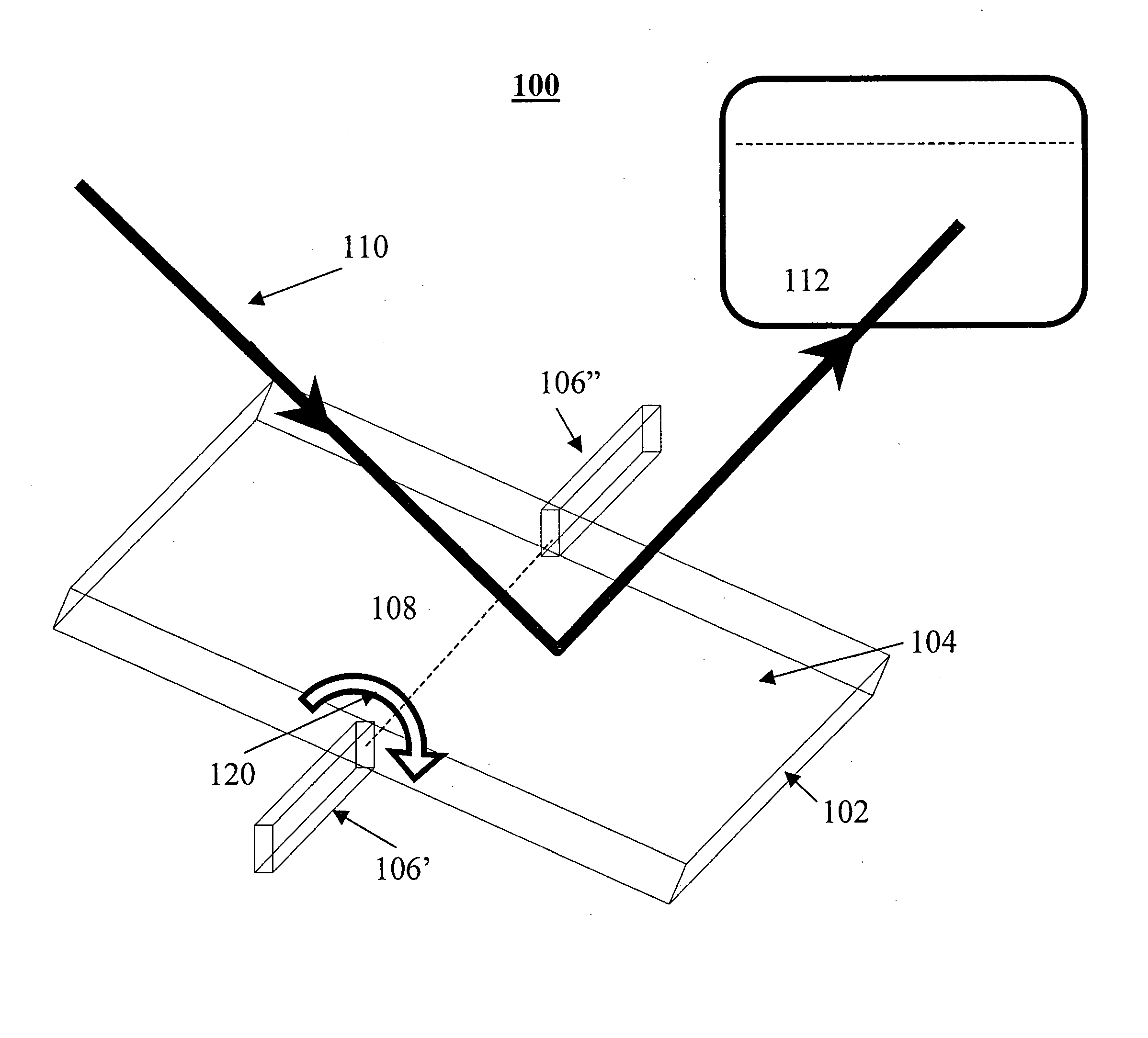 Bouncing mode operated scanning micro-mirror