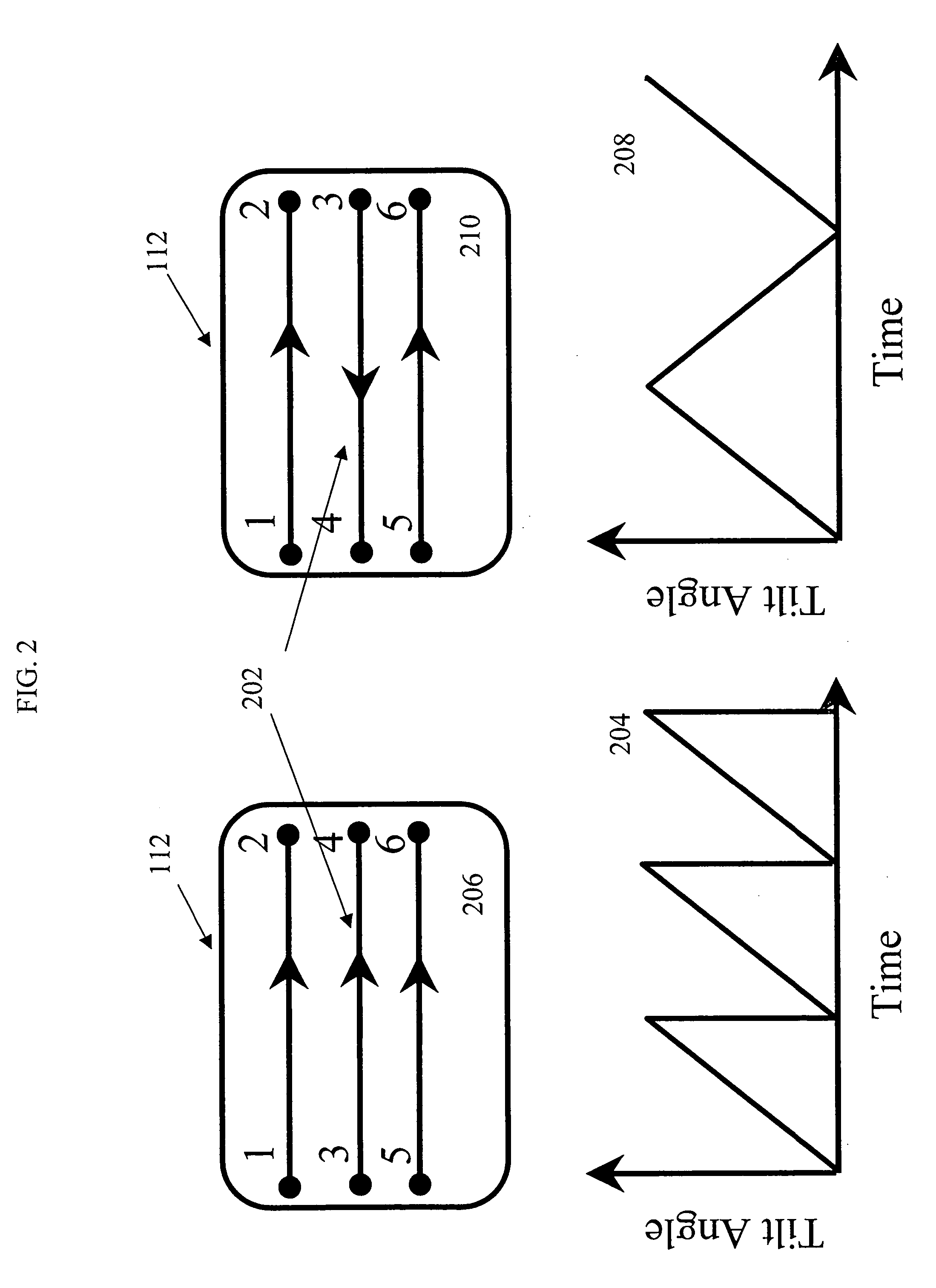 Bouncing mode operated scanning micro-mirror