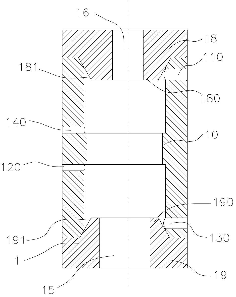 Hydraulic system of numerical control turrent punch press and working method of hydraulic system