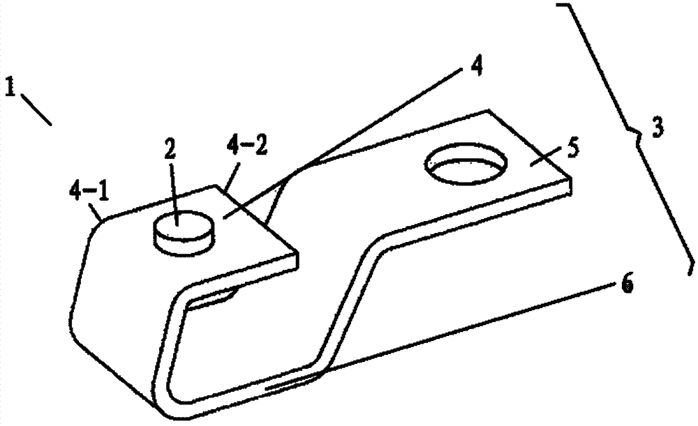 Fixed contact and circuit breaker with same