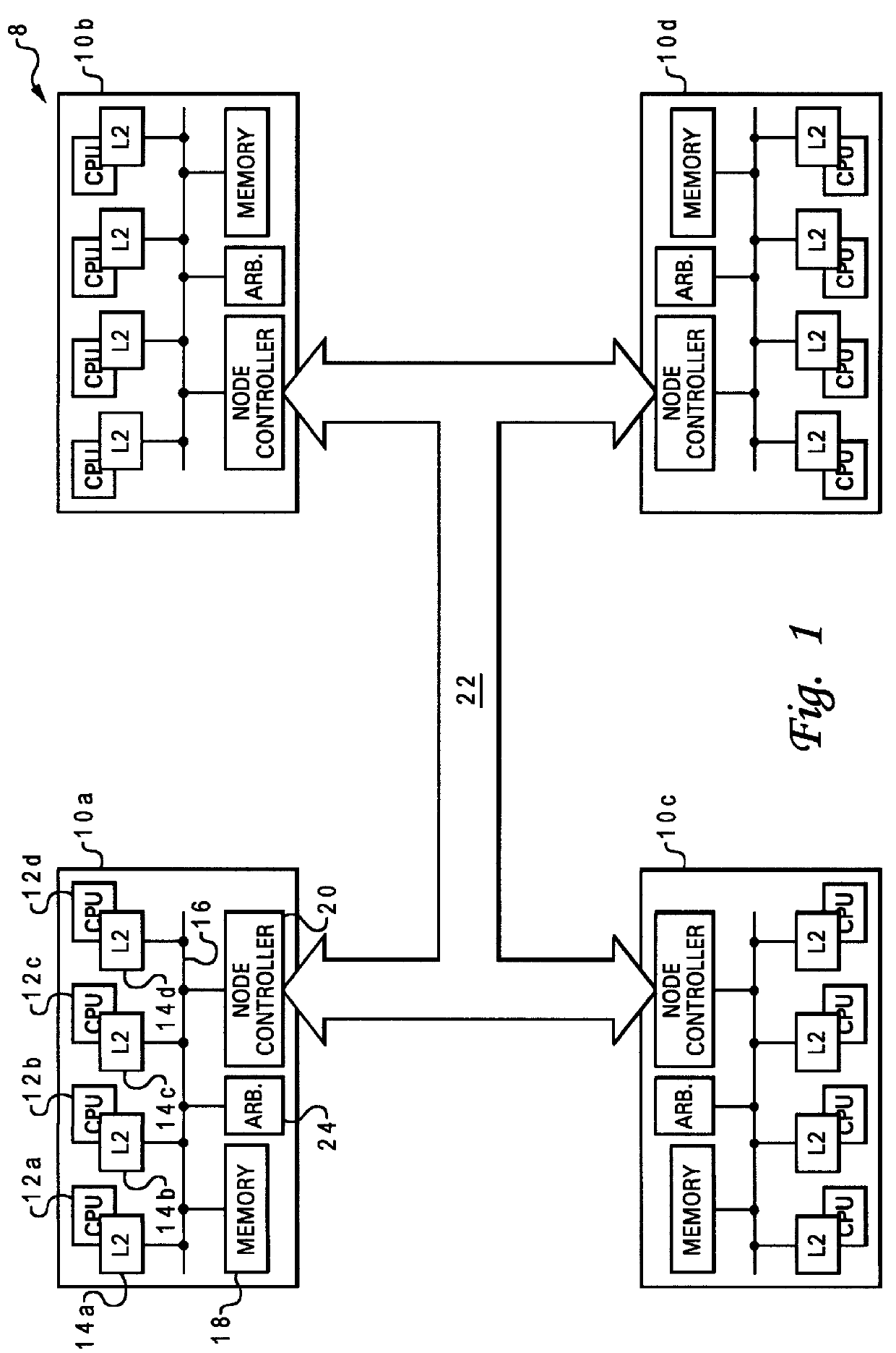 Non-uniform memory access (NUMA) data processing system that speculatively issues requests on a node interconnect