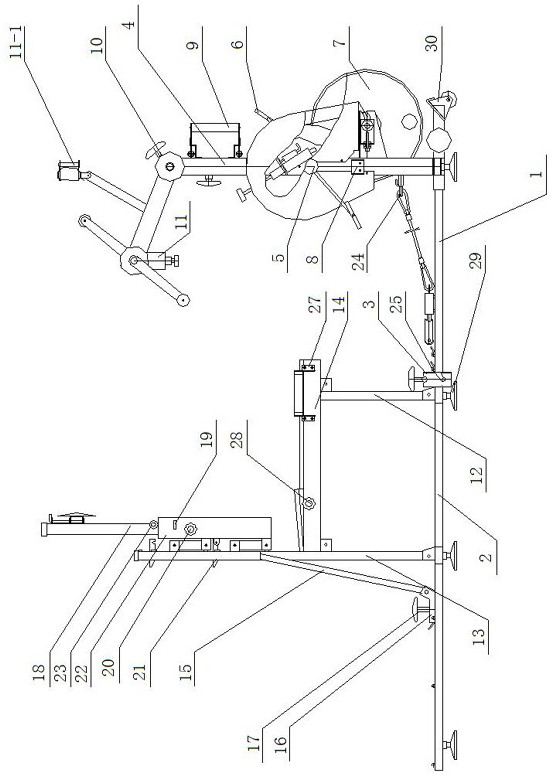 Sitting and lying type multifunctional fitness rehabilitation machine