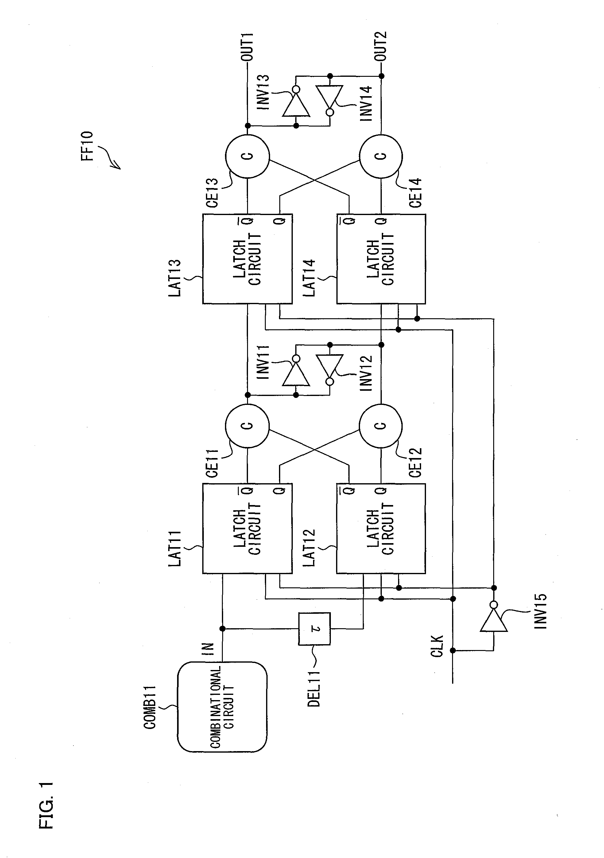 Flip-flop circuit, semiconductor device and electronic apparatus