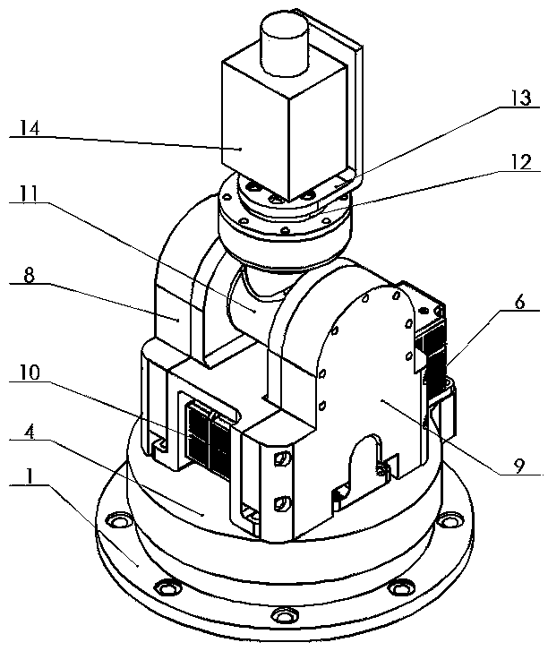 Intelligent multifunctional three-freedom-degree cloud deck