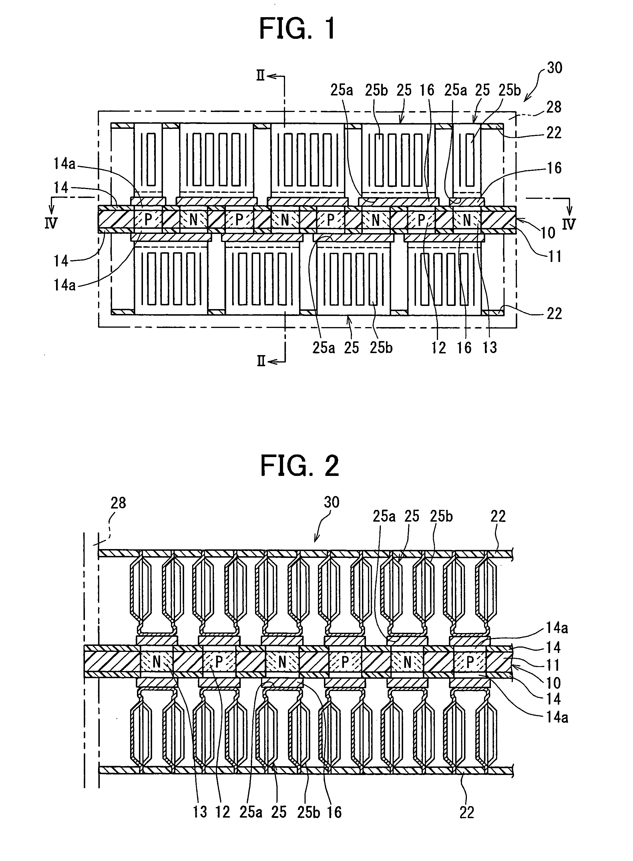 Thermoelectric transducer