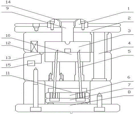 Novel anticollision injection mold