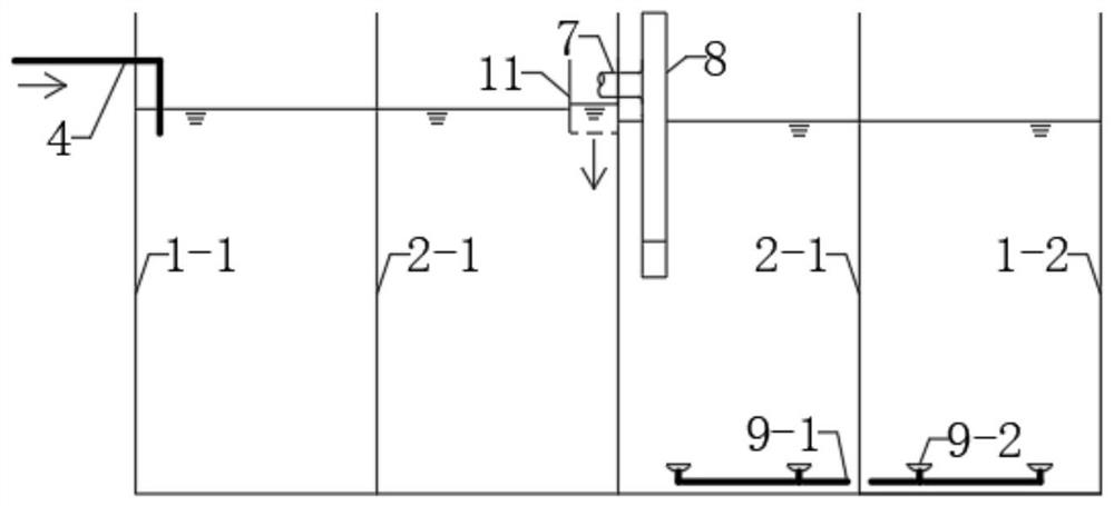 Multistage circulating flow moving bed bio-membrane reactor and application thereof