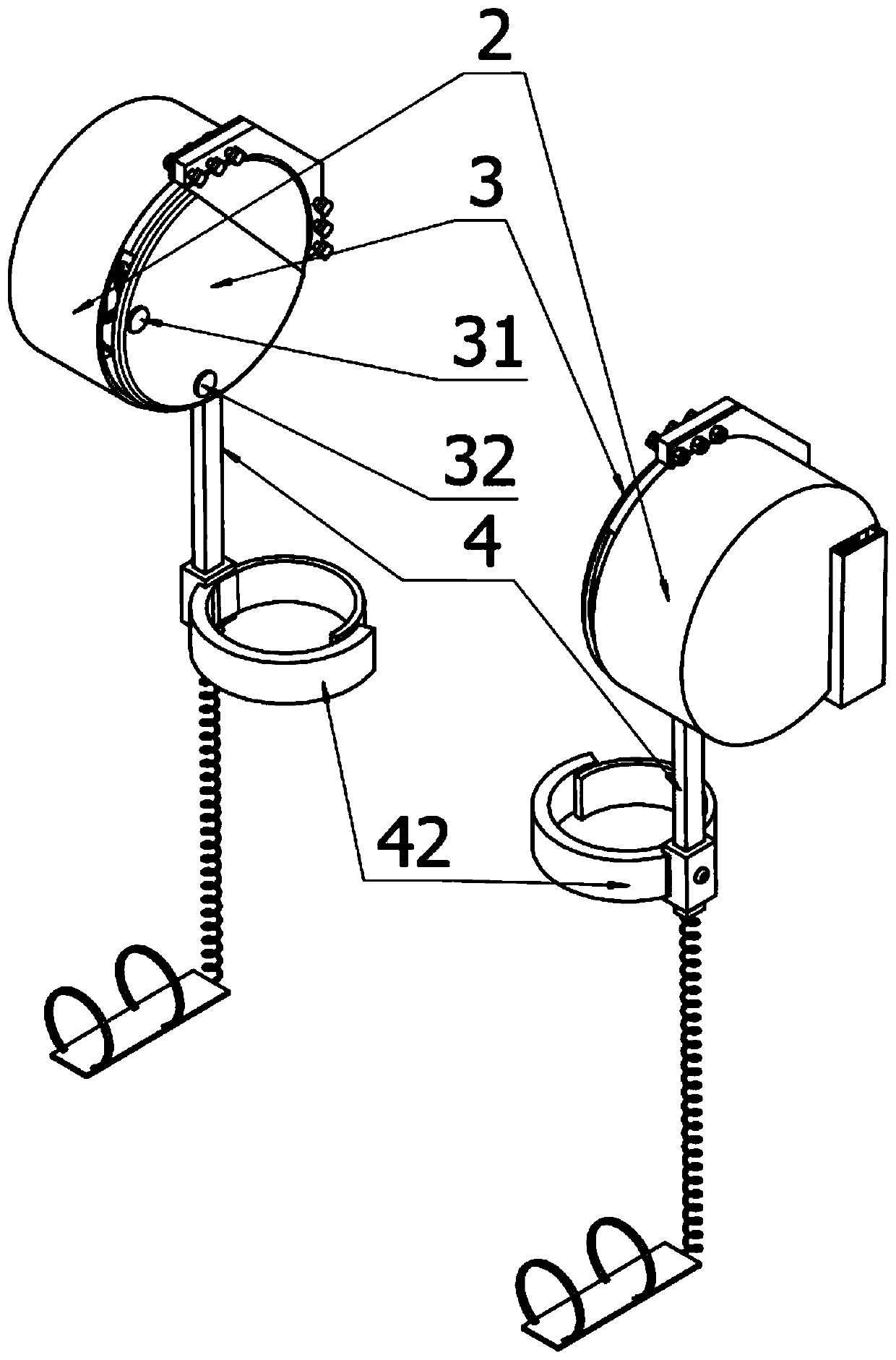 Step-speed-adjustable power-assisted walking device having ready-to-walk/stop mode