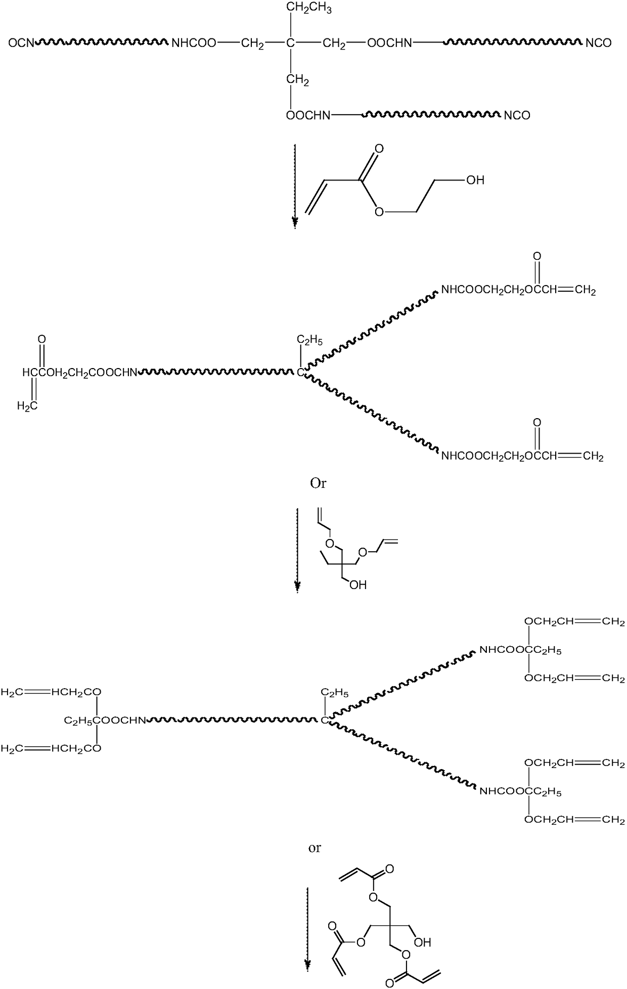 UV-postcured modified aqueous polycarbonate polyurethane emulsion and preparation method thereof