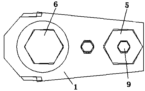 Tool for fastening flange bolts for steel utility poles