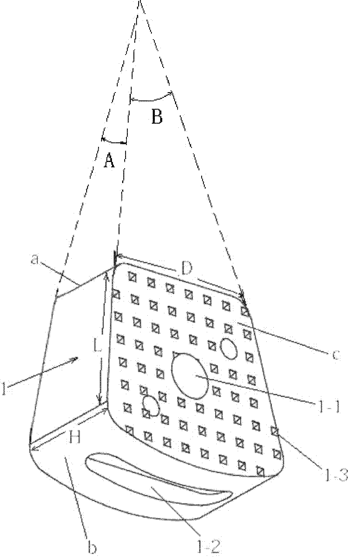 Cervical vertebral fusion cage and fabrication method thereof