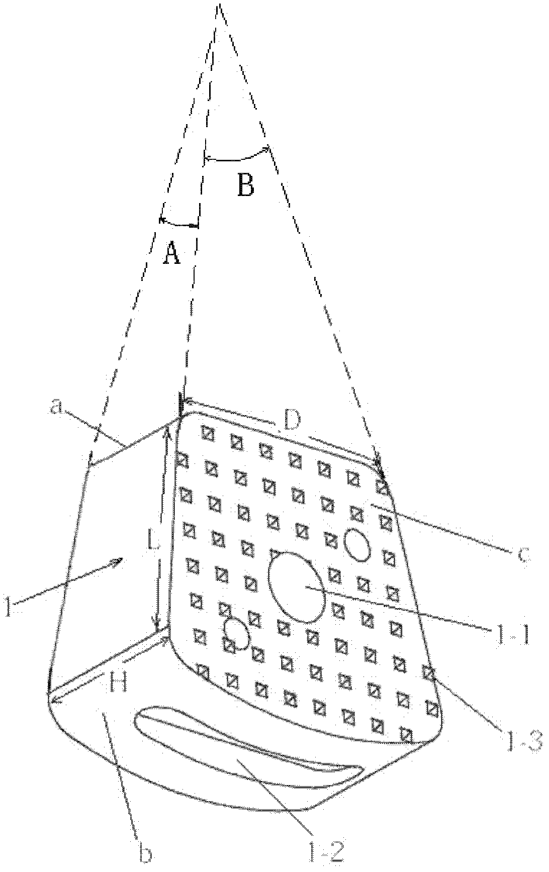 Cervical vertebral fusion cage and fabrication method thereof