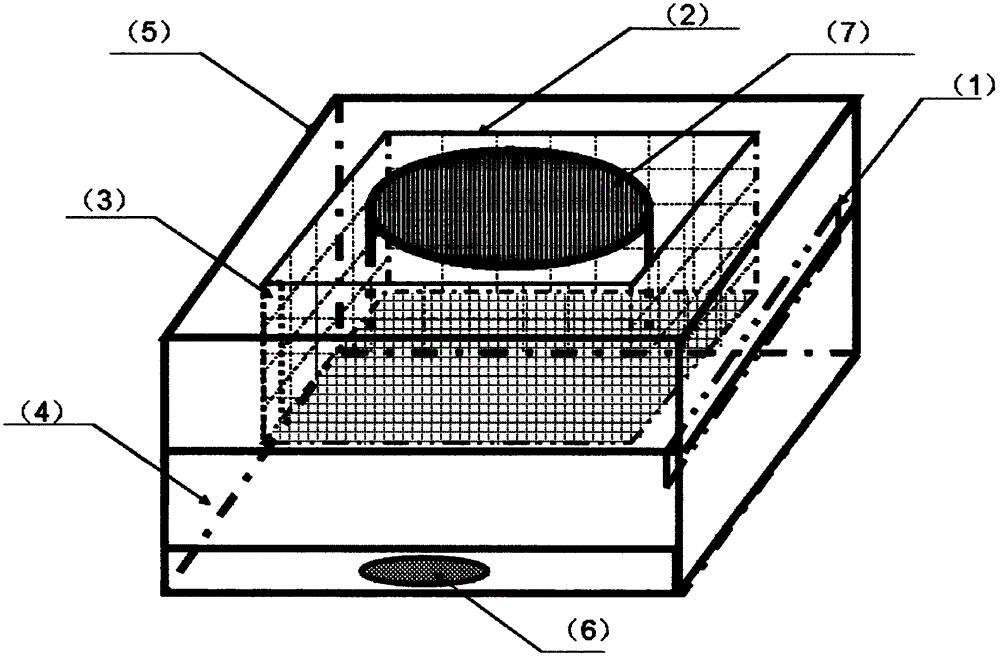 Intelligent dust-absorbing shoe machine box