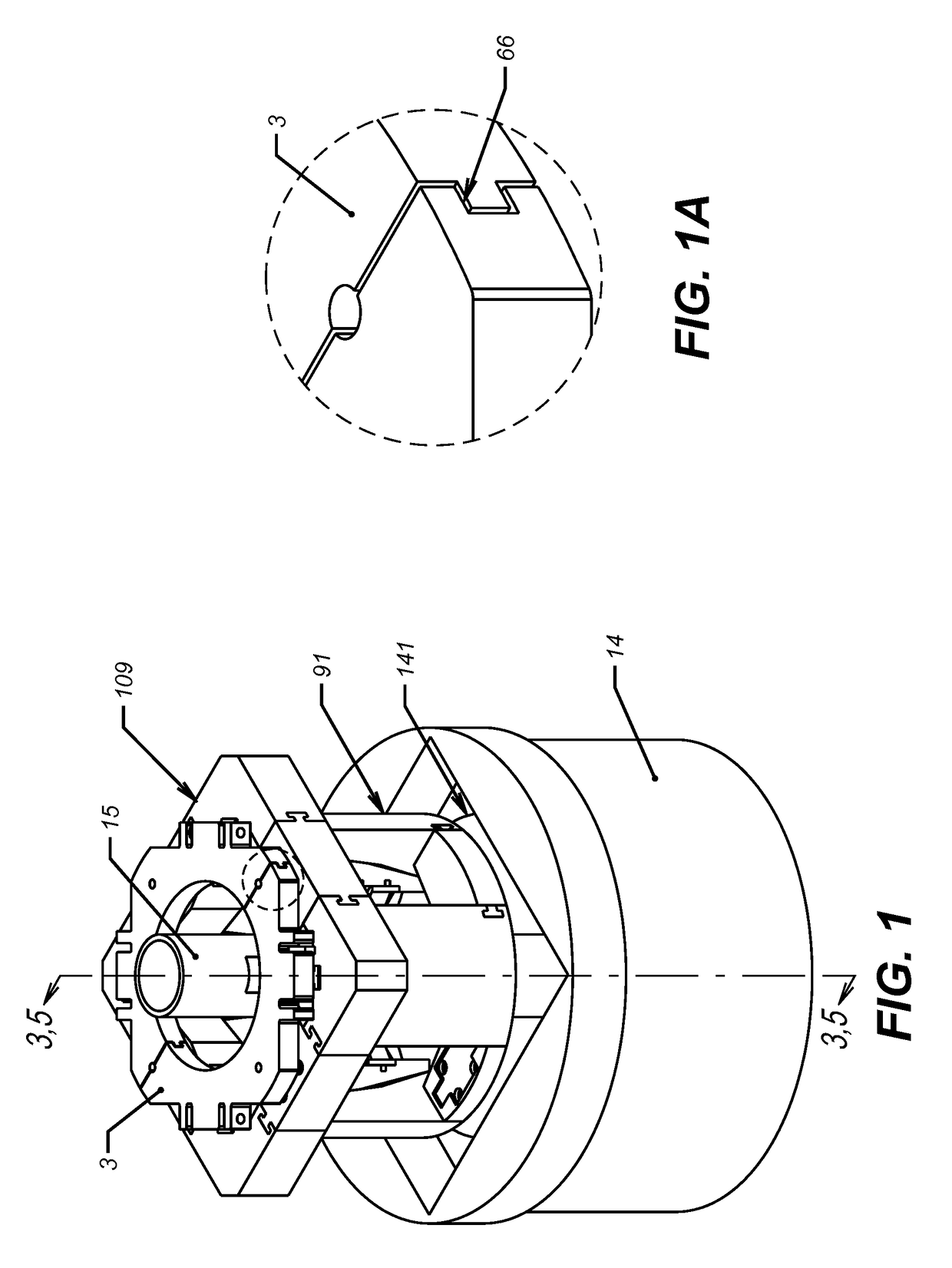 Flush mounted spider assembly