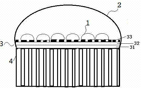 Manufacturing method of LED heat radiating substrate and LED module with substrate