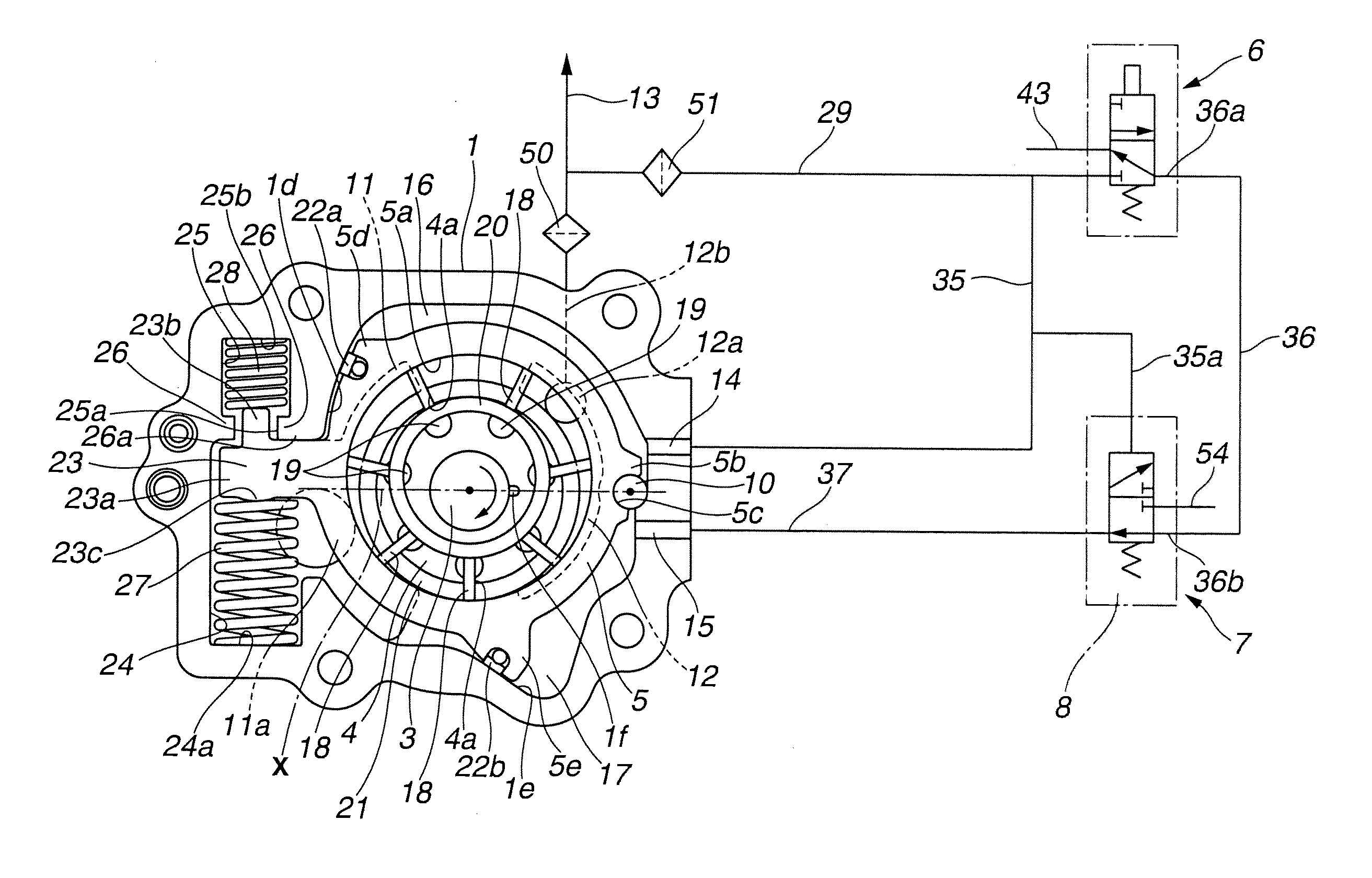 Variable displacement pump