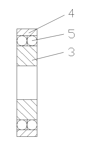 Axial seal ring of air compressor piston rod