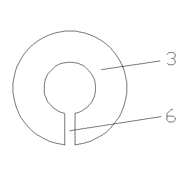 Axial seal ring of air compressor piston rod