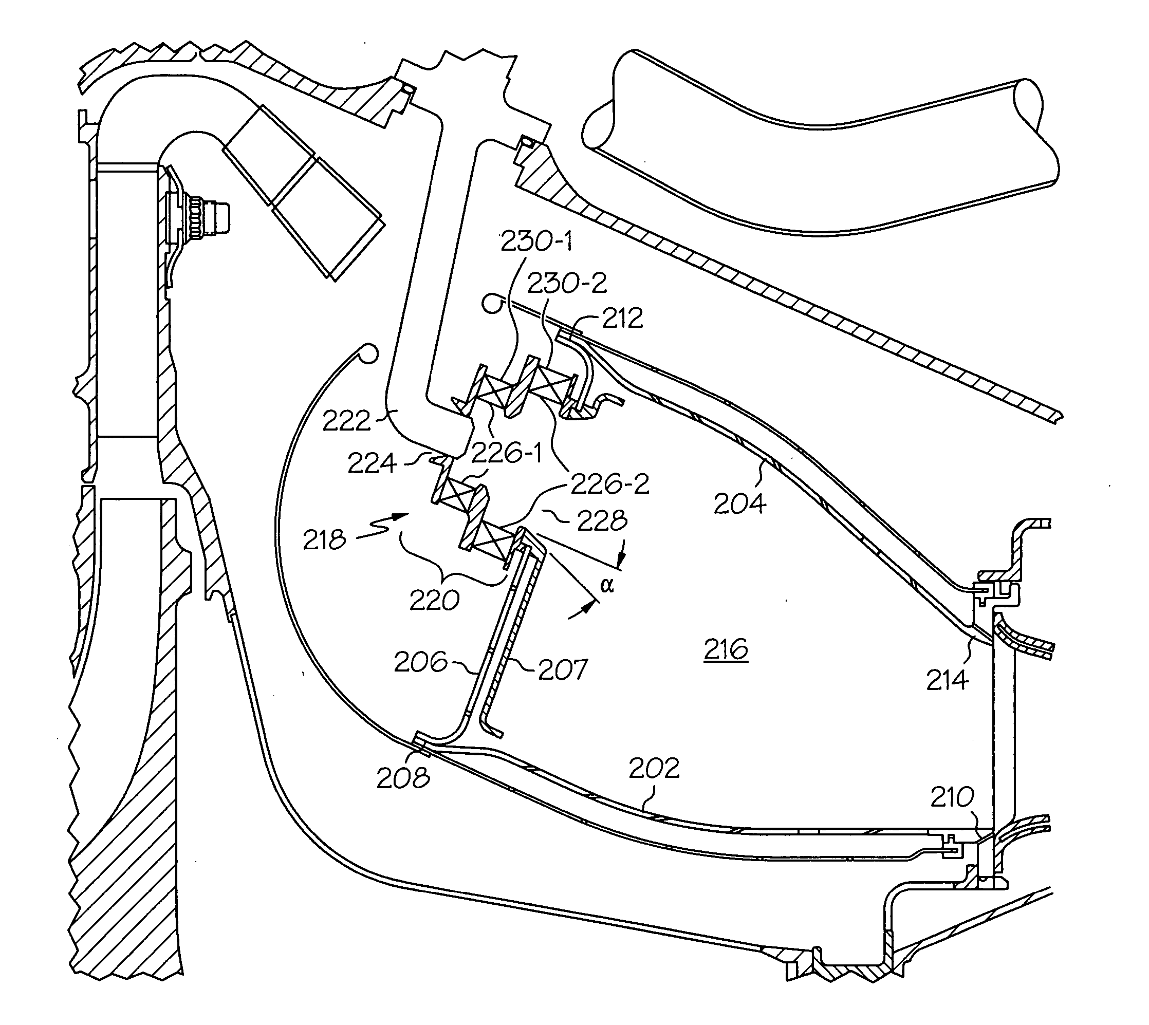 Reduced exhaust emissions gas turbine engine combustor