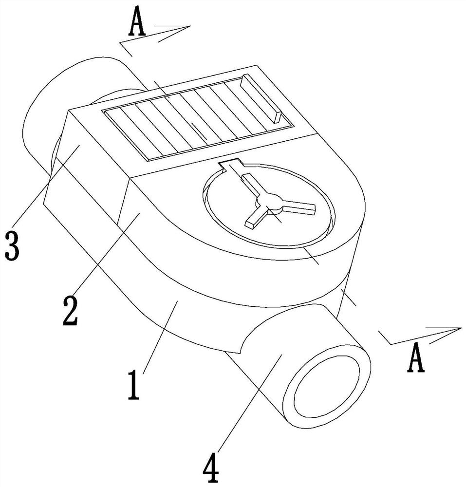 A card-swiping water meter box