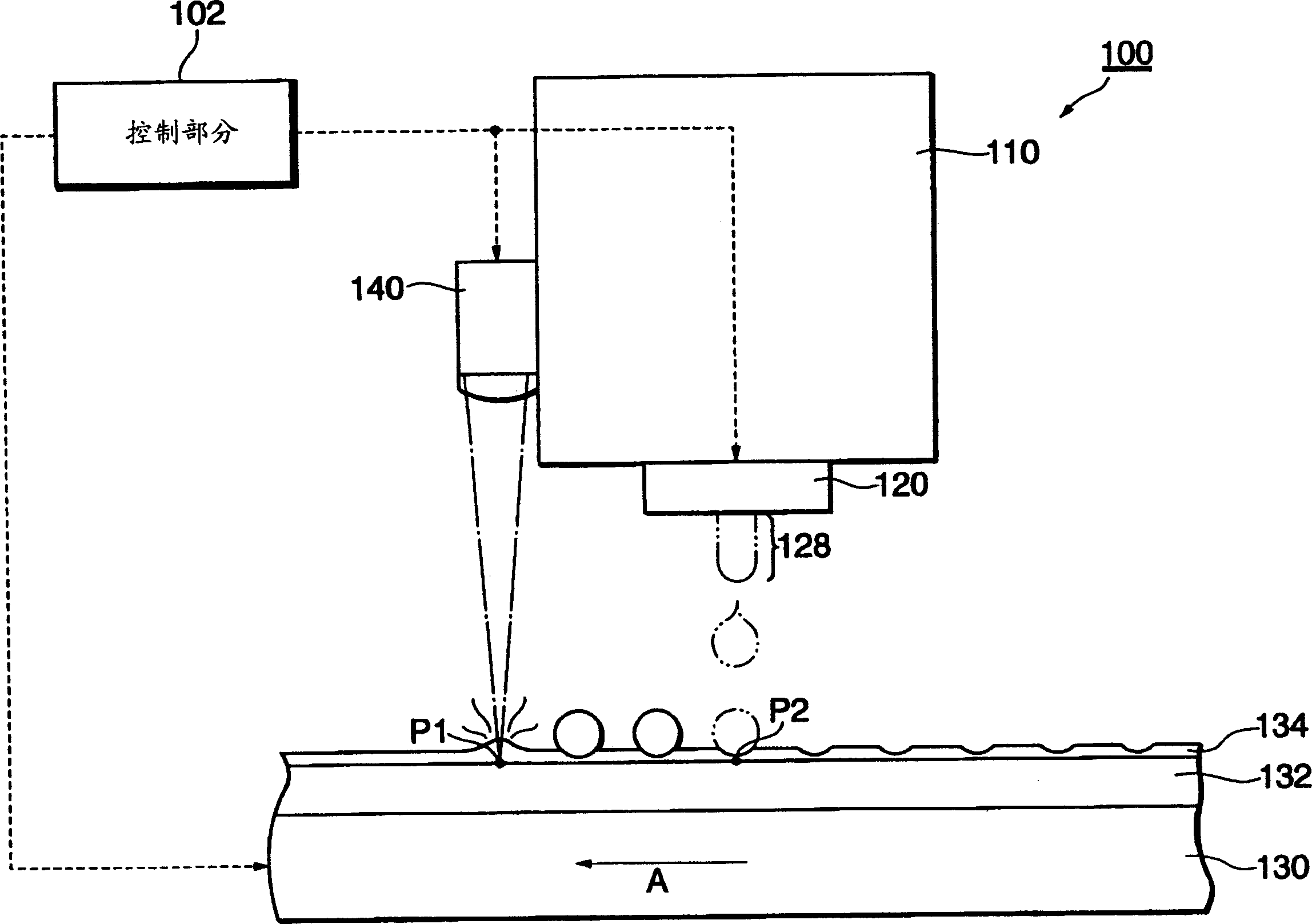 Functional material fixing method and functional material fixing device