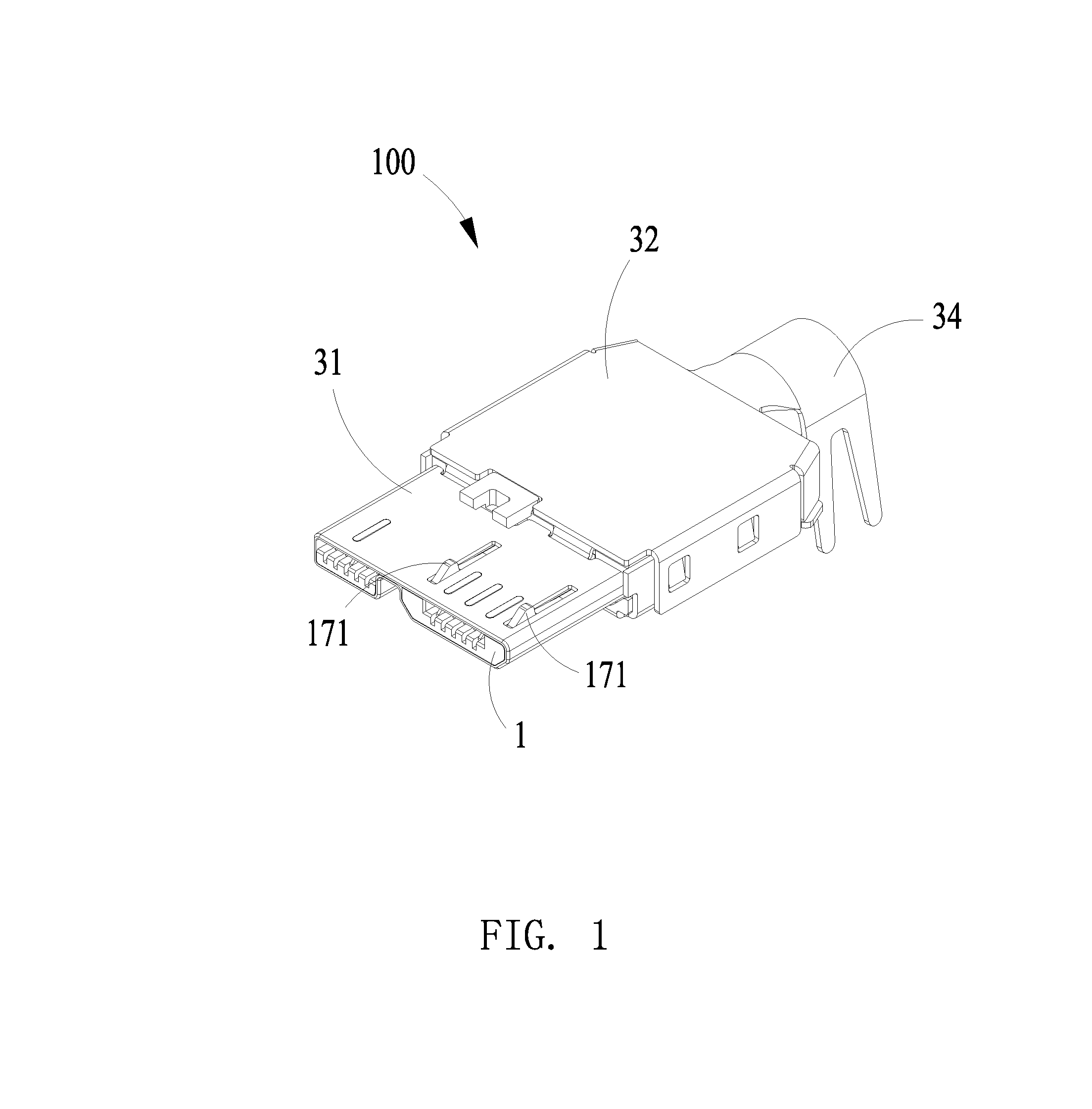 Cable Connector with Inner Circuit Board for Connecting with Cables