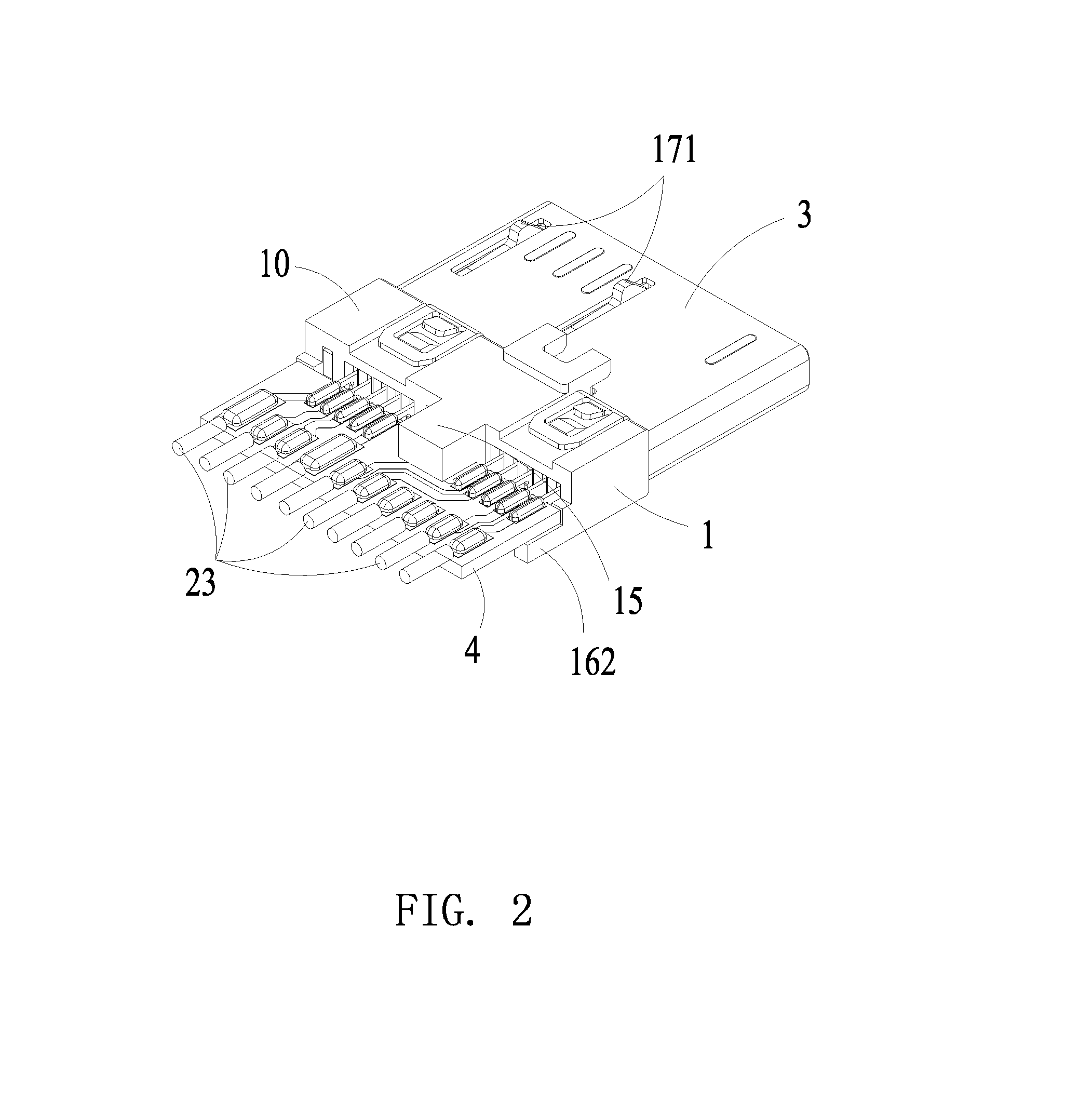 Cable Connector with Inner Circuit Board for Connecting with Cables