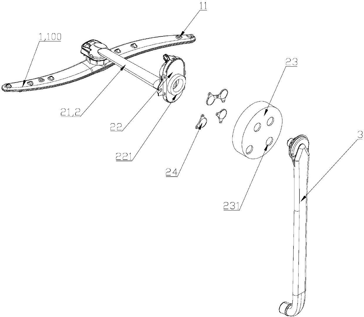 Sprayer water diversion mechanism and dish-washing machine