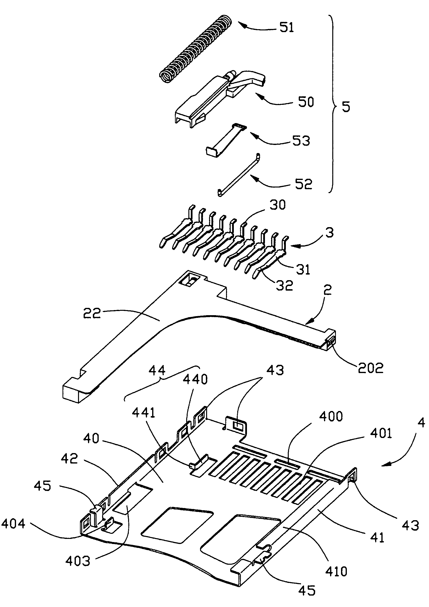 Card connector with anti-mismating device