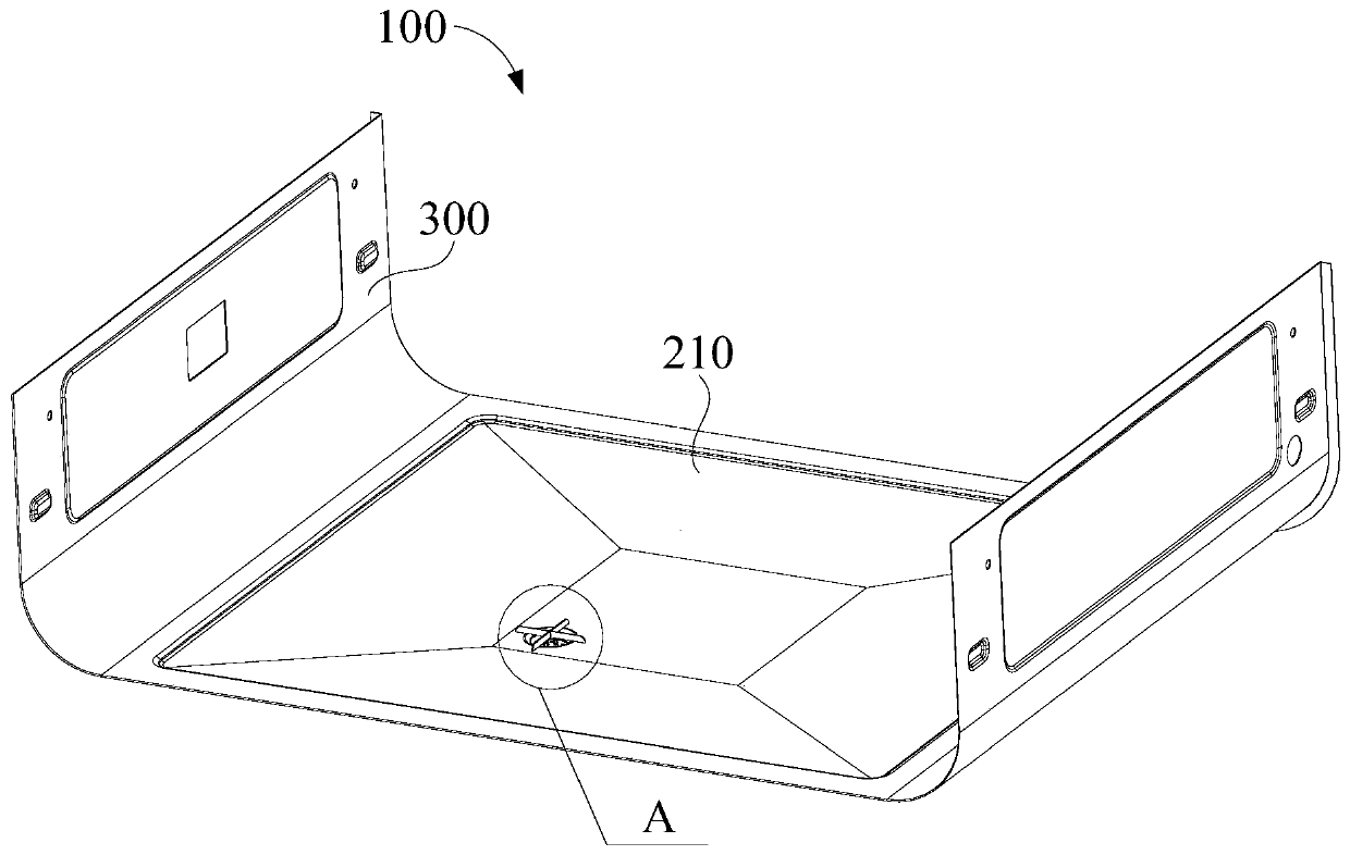 Drainage assembly and cooking device