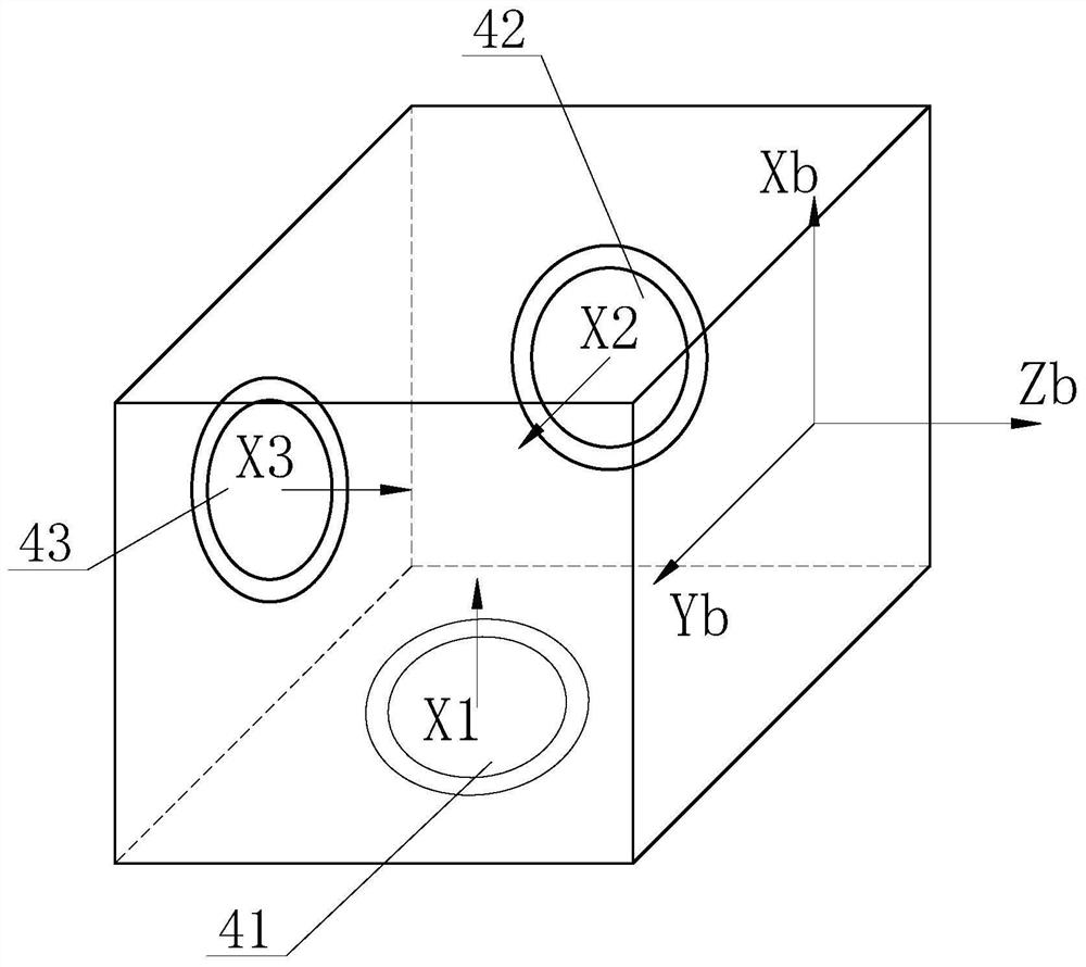 Satellite attitude control flywheel pair, satellite attitude control system and satellite