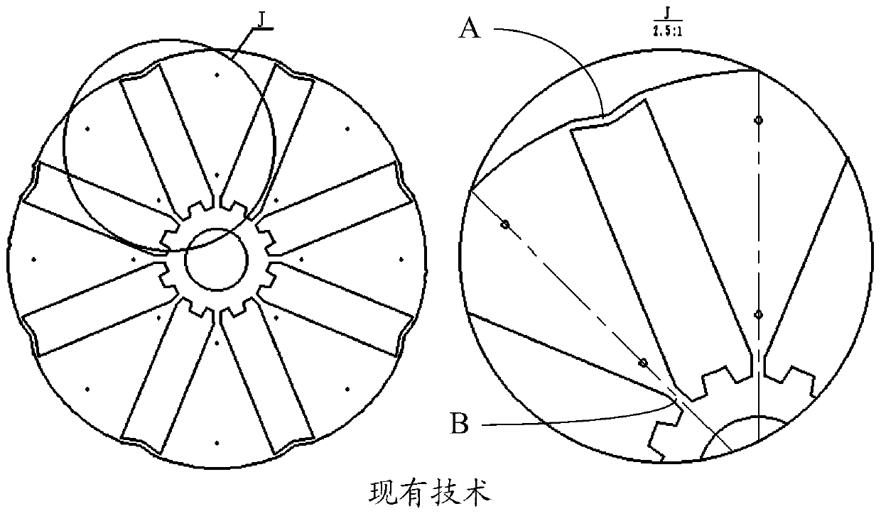 Robot torque motor with excitation regulating rotor