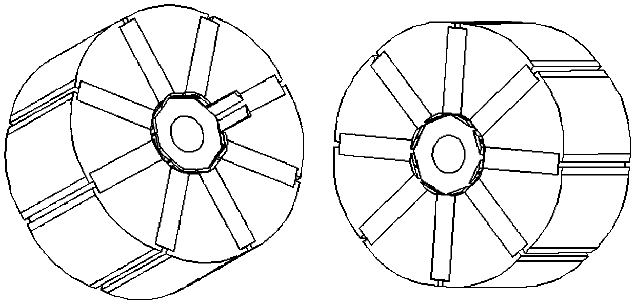 Robot torque motor with excitation regulating rotor