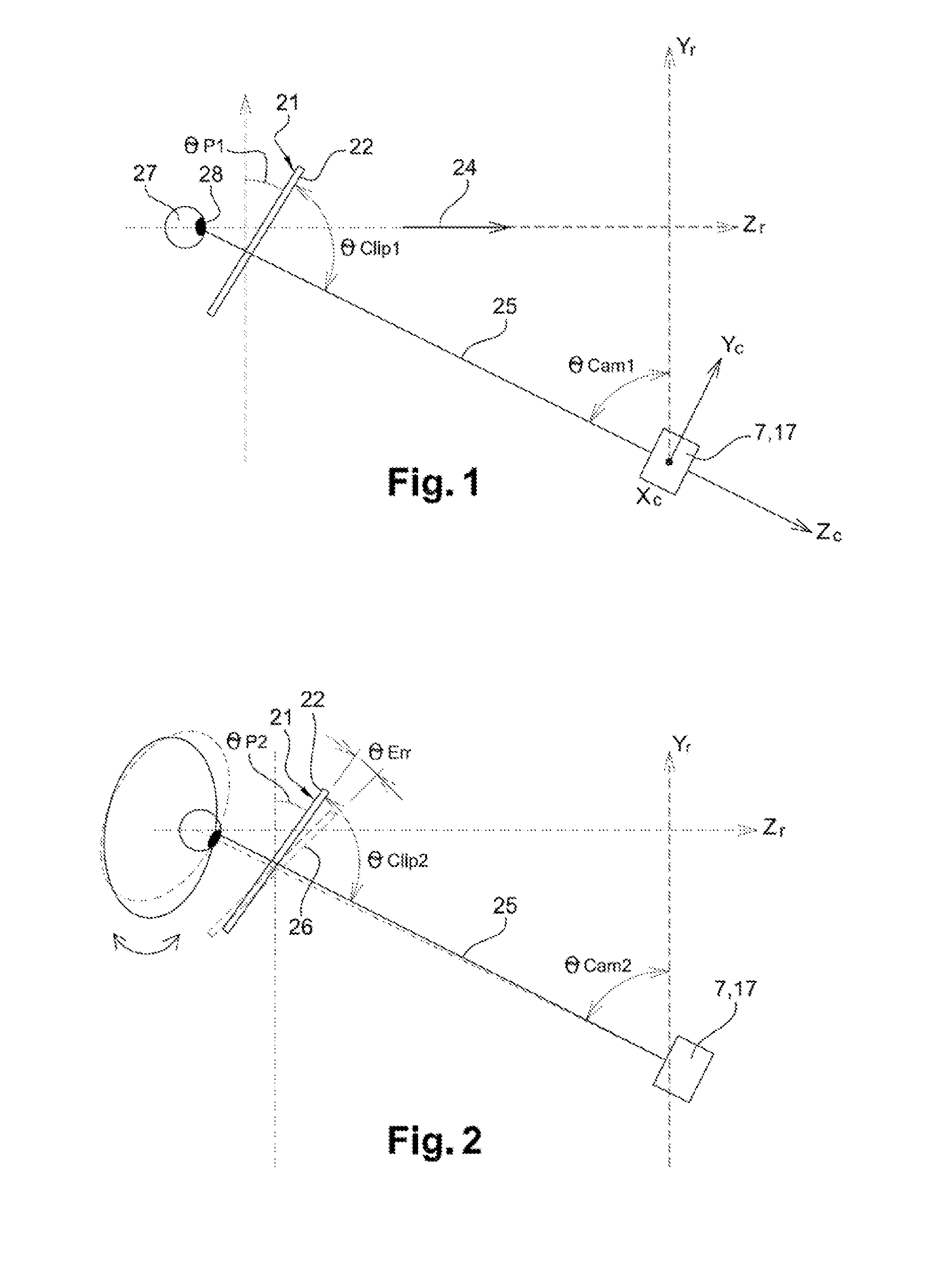 Method for measuring the geometric morphometric parameteres of a person wearing glasses