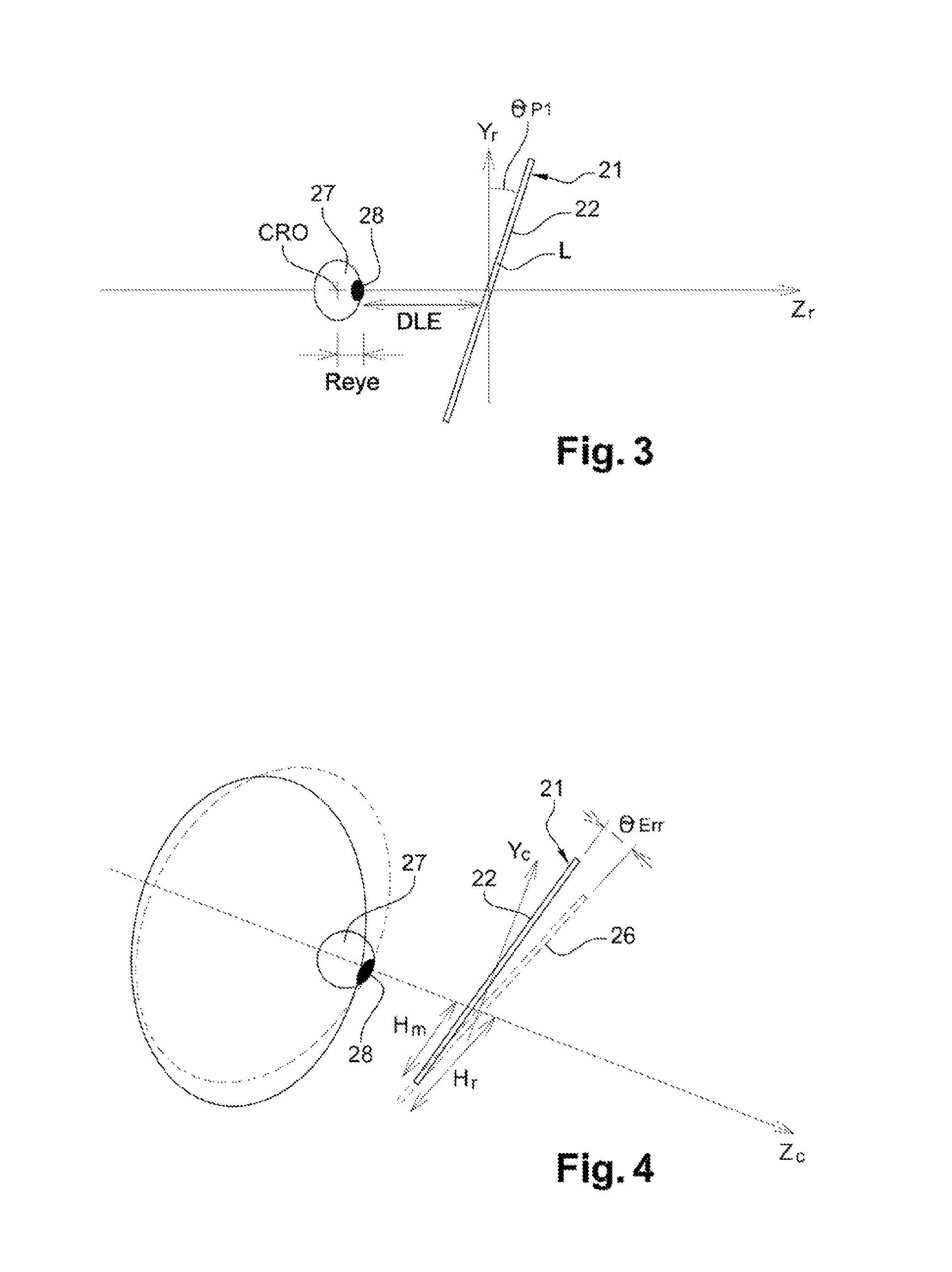 Method for measuring the geometric morphometric parameteres of a person wearing glasses