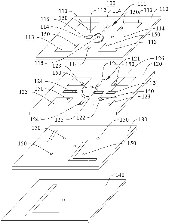 Magnetoelectric dipole antenna structure and antenna array